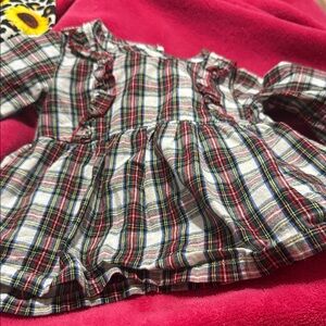 Plaid Ruffle Kids Shirt